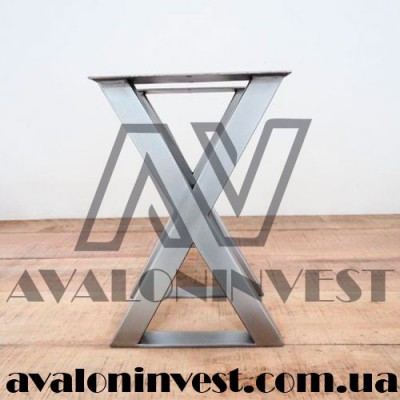 Опоры для стола Икс Блек из металла Опоры для стола Икс Блек из металла