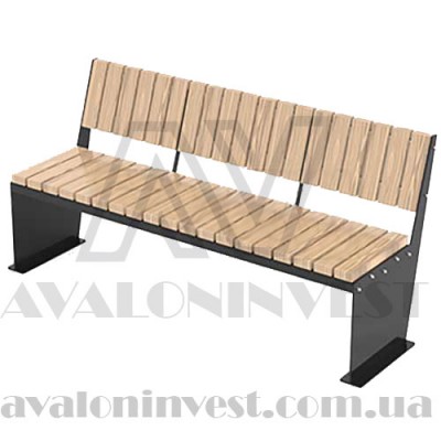 Скамейка уличная Толедо металлическая