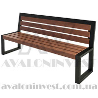 Скамейка парковая Дели металлическая